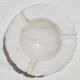 Marble effect stone ashtray