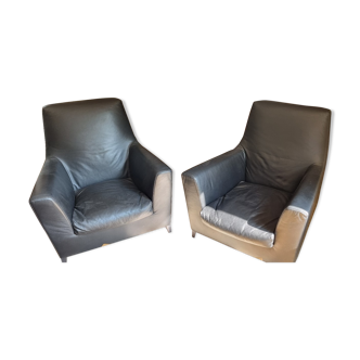 Lot de deux fauteuils