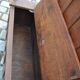 carved wooden chest bench