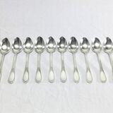 Ercuis – 12 teaspoons in silver metal