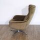 Vintage Scandinavian velvet armchair 1970