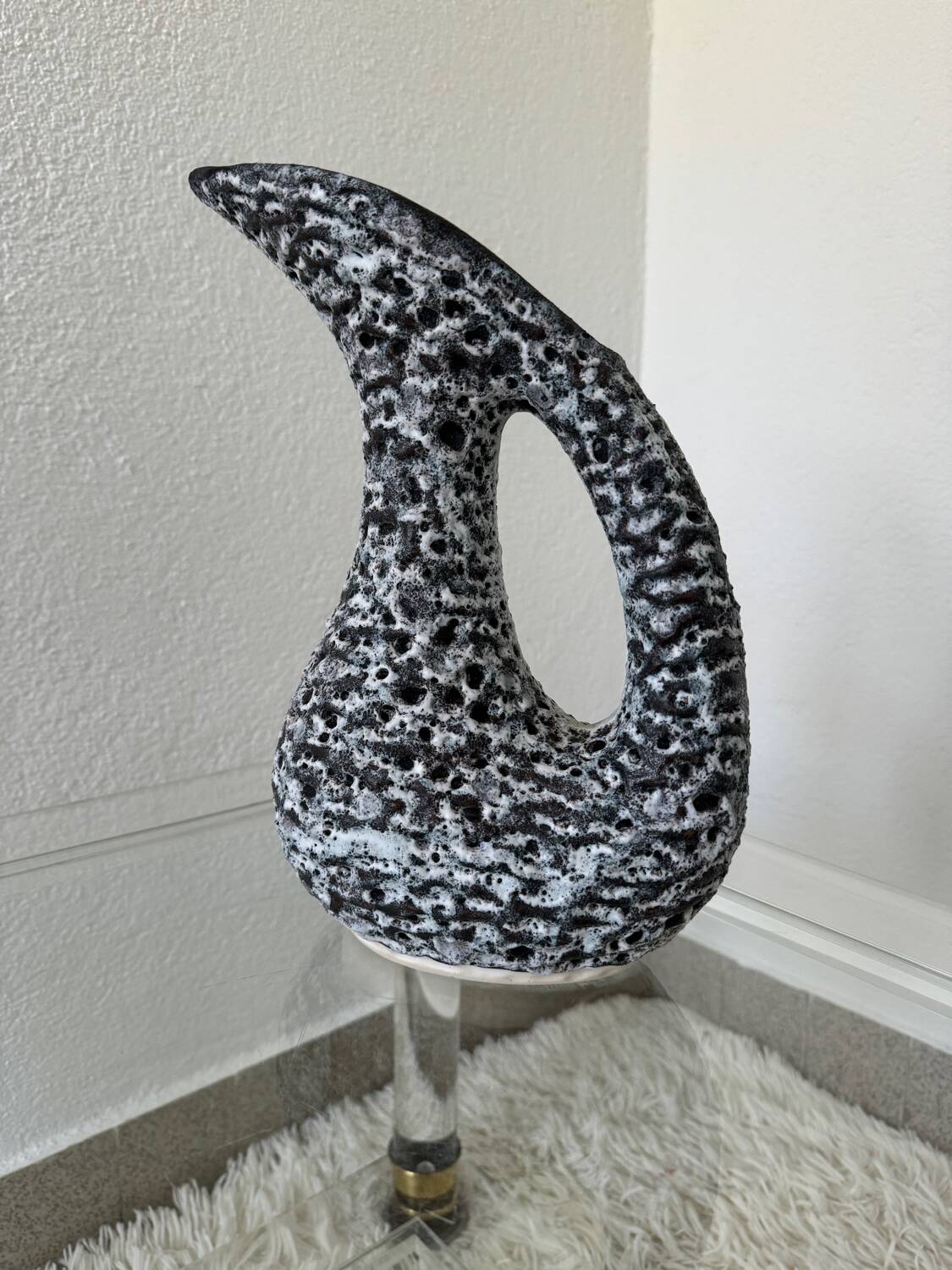 Ceramic lava pitcher from the 60s