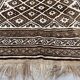 Tapis persan vintage Luri Gabbeh 245x138 cm moyen, shabby chic Rouge