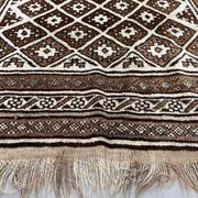 Vintage Persian Luri Gabbeh Rug 245x138 cm medium, shabby chic Red