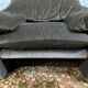 Maralunga armchair and Ottoman by Vico Magistretti 70s