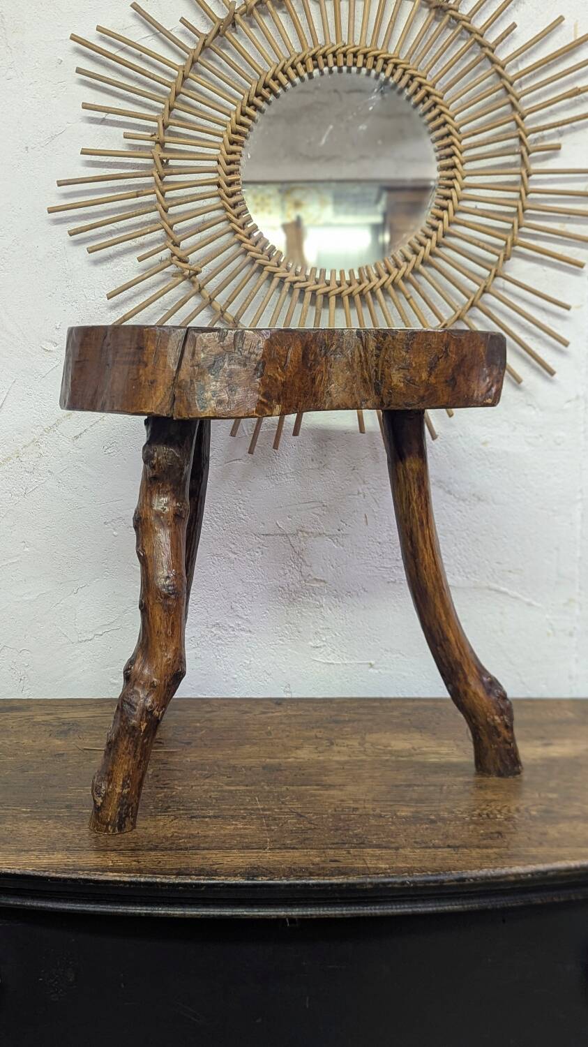 Brutalist Freeform Stool 60/70 Vintage 1