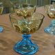 6 Georges Sand model crystal champagne glasses - 20th century