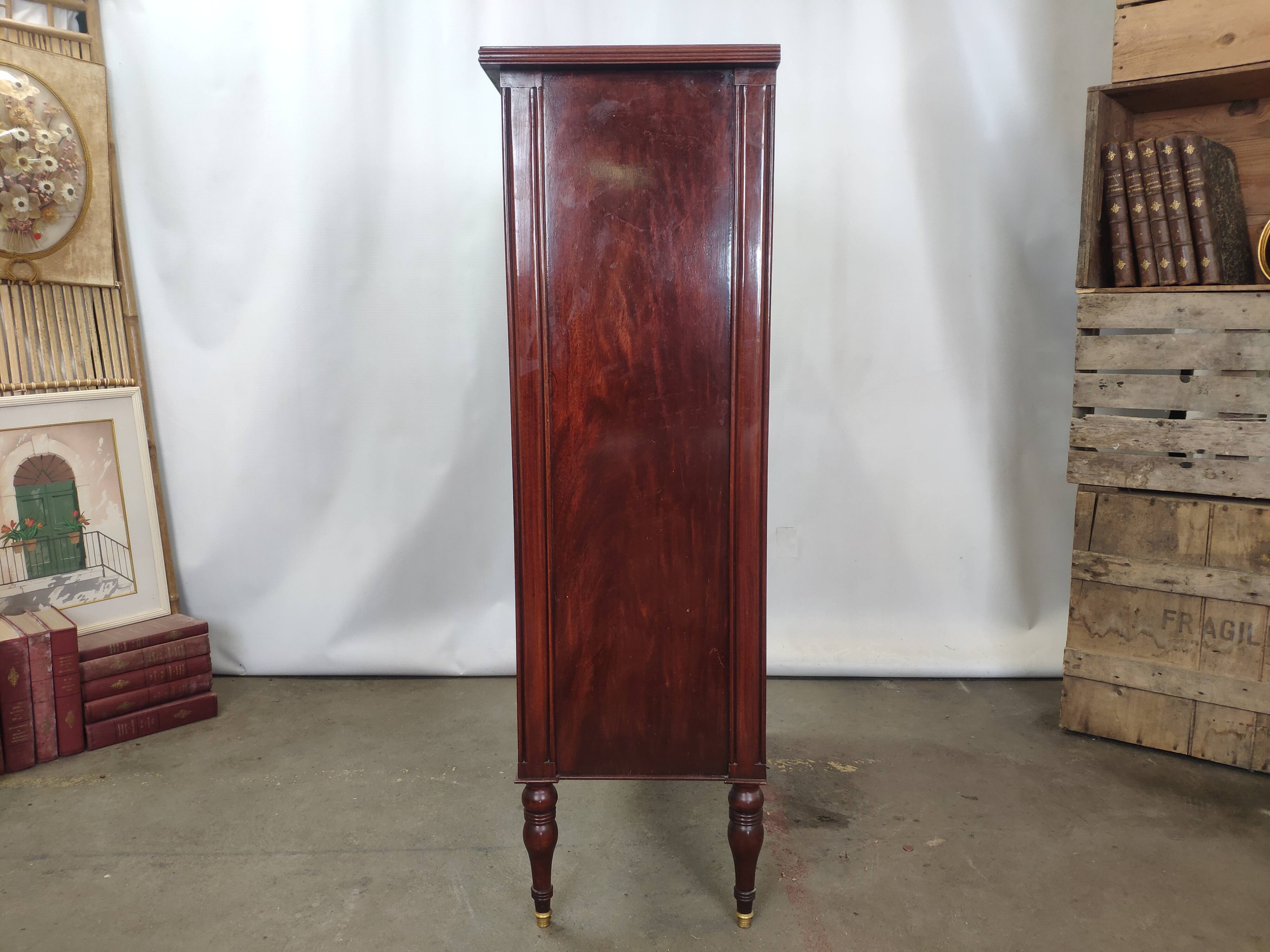 Semainier Louis XVI acajou