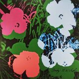 1980 Andy Warhol "Flowers" Limited Edition Lithograph by CMOA.
