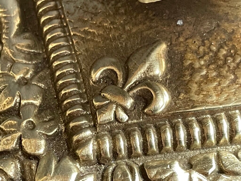 Pair of Napoleon III candle holders - Louis XIV style - Bronze (gilded)