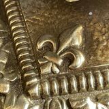 Pair of Napoleon III candle holders - Louis XIV style - Bronze (gilded)