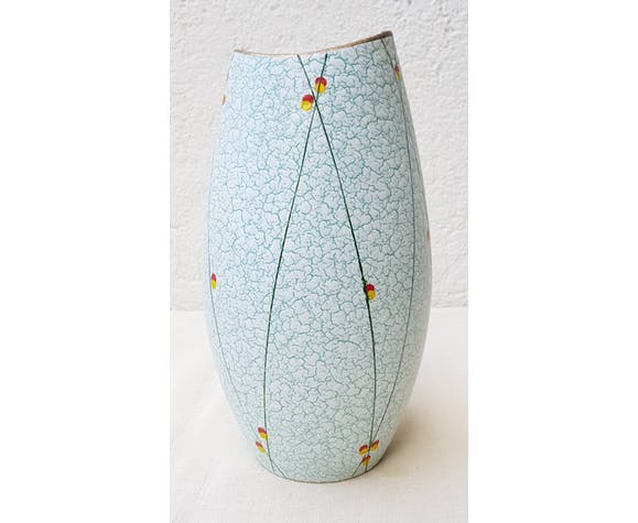 60's Handgemalt Vase