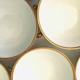 Set of 12 bowls with 2 porcelain handles