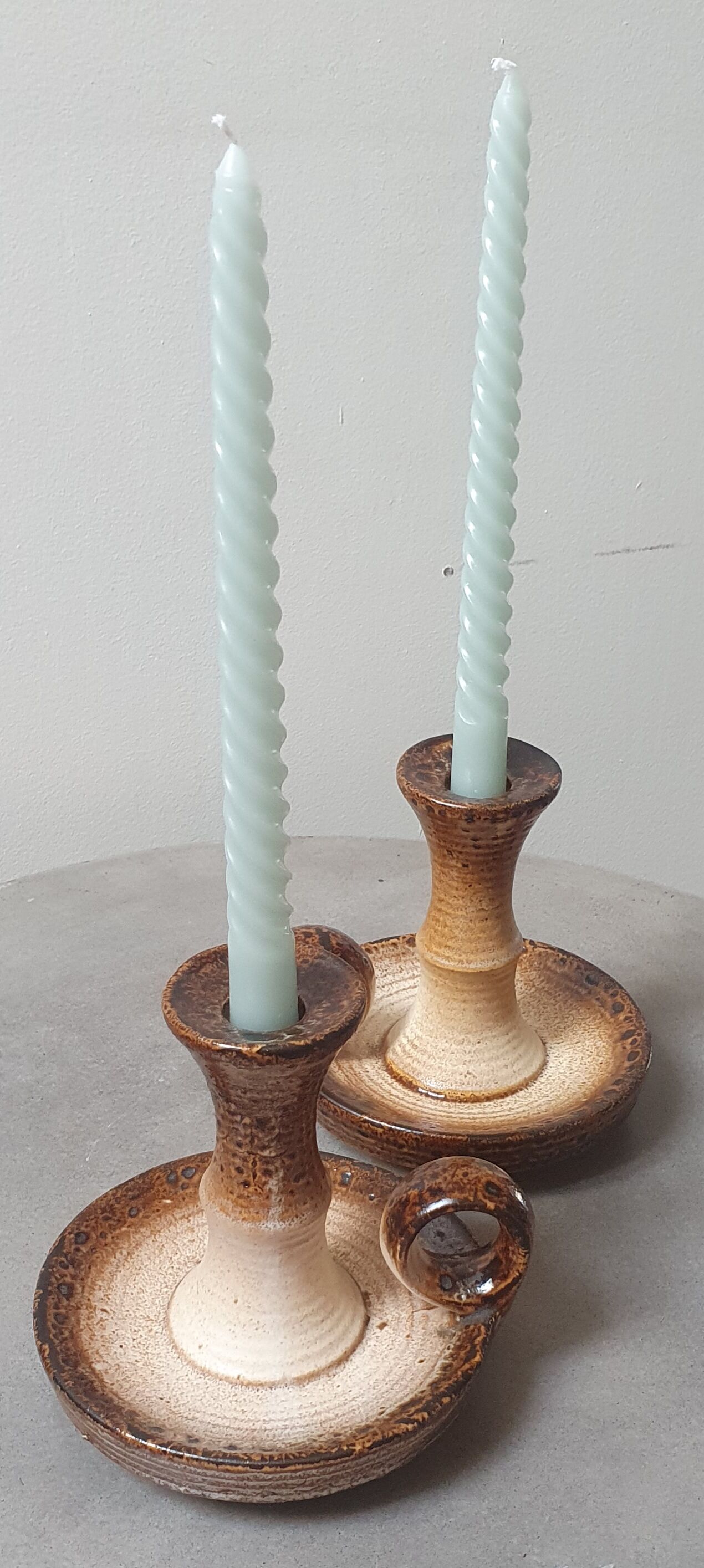 Bougeoirs en céramique