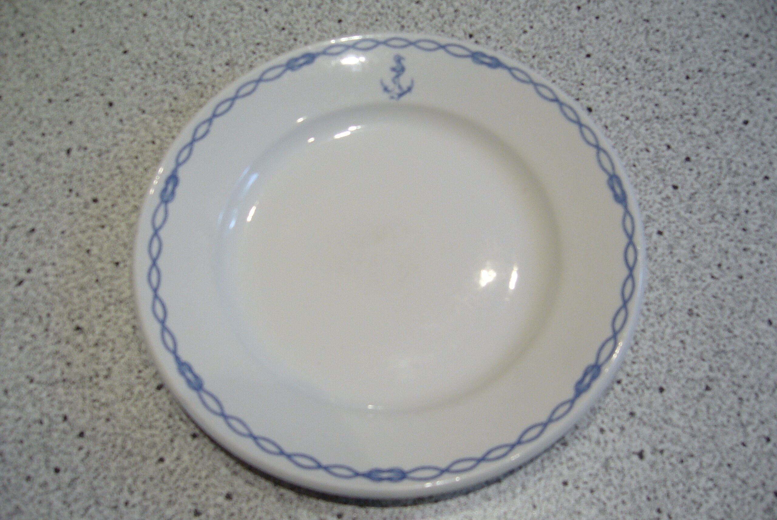 Assiette plate Marine Nationale