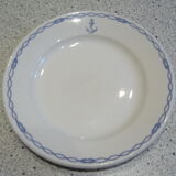 Assiette plate Marine Nationale