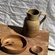 Mini cup, saucer or egg cup in teak H5 D5