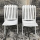 Paire de fauteuils pliables vintage « ciseaux » 1950