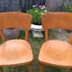 Chaises vintage estampillées Thonet en bois de hêtre courbé aux dossiers incurvés