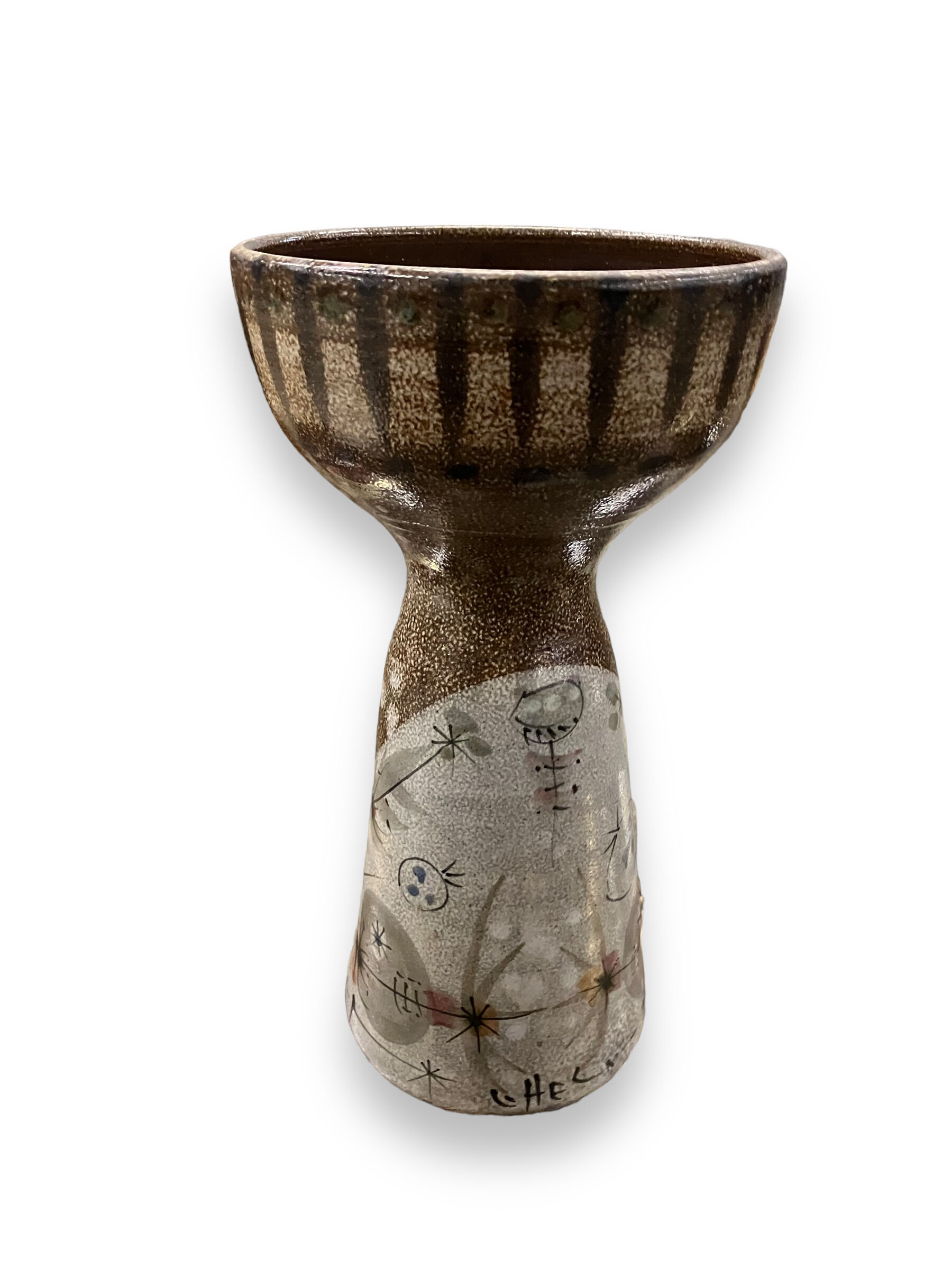 Stoneware vase by andré l'helguen for keraluc