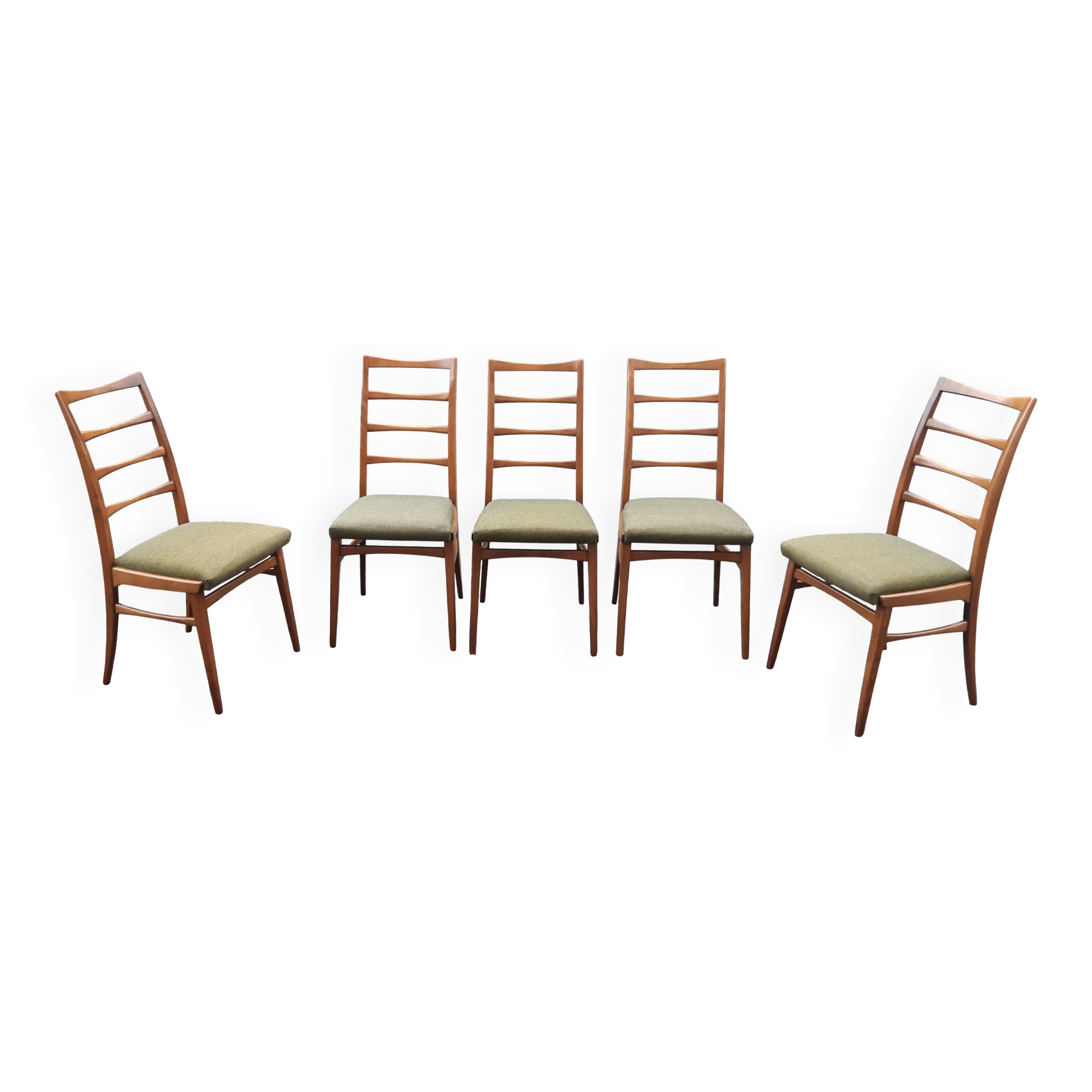 Set of 5 vintage chairs