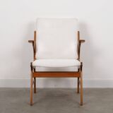 Beech armchair, scandinavian design, 1960s