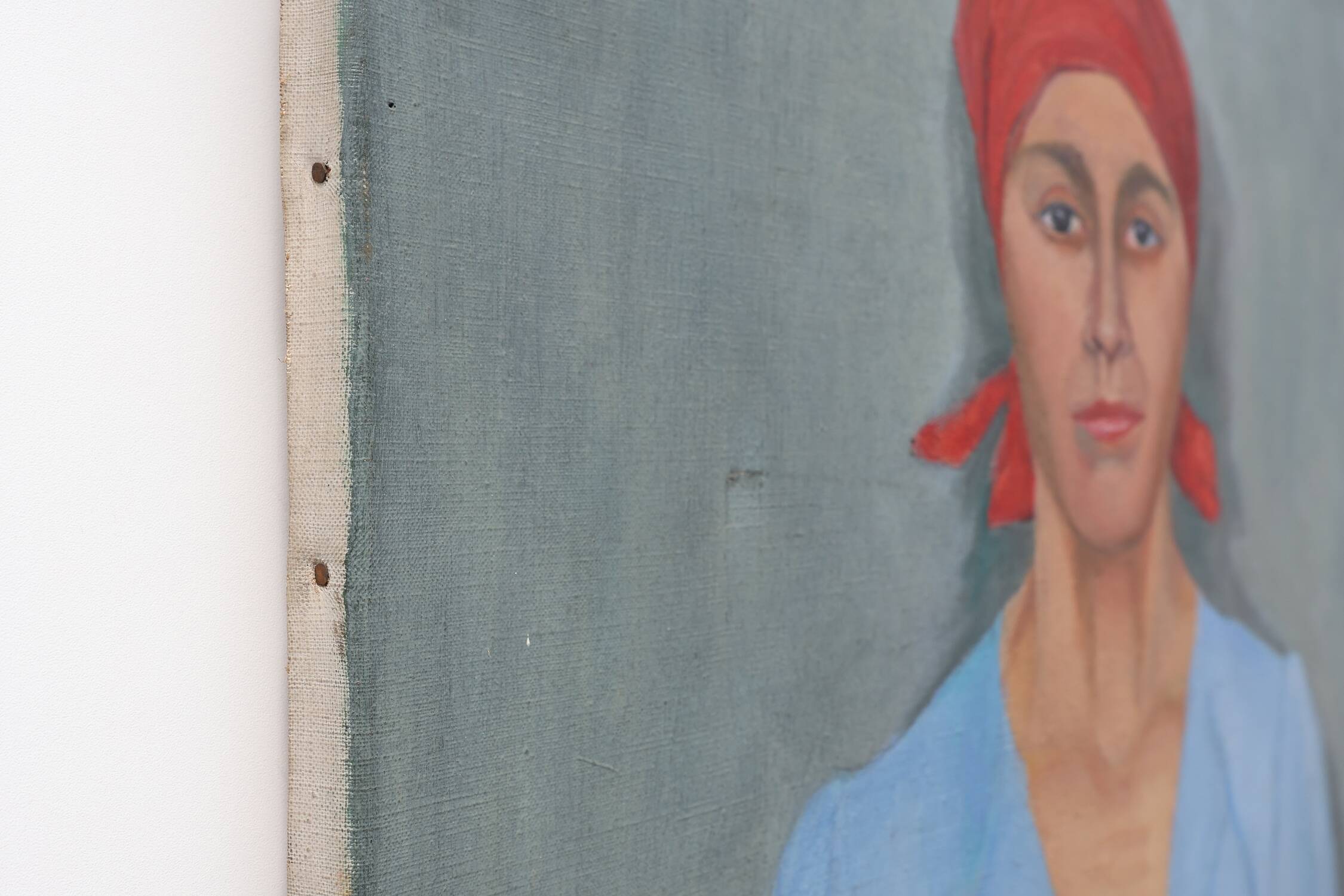 Expressionist portrait of a woman, Belgium 20th century