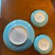 Faience de Longwy plate trio