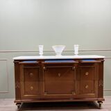 Large louis xvi style mahogany commode