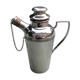 Shaker ancien métal argenté