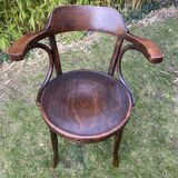 Viennese curved wood armchair JJ Kohn Bentwood