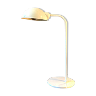 White metal desk lamp