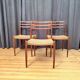 Set of three chairs, model 78, designed by Neils O. Möller, JL Møllers Møbe.