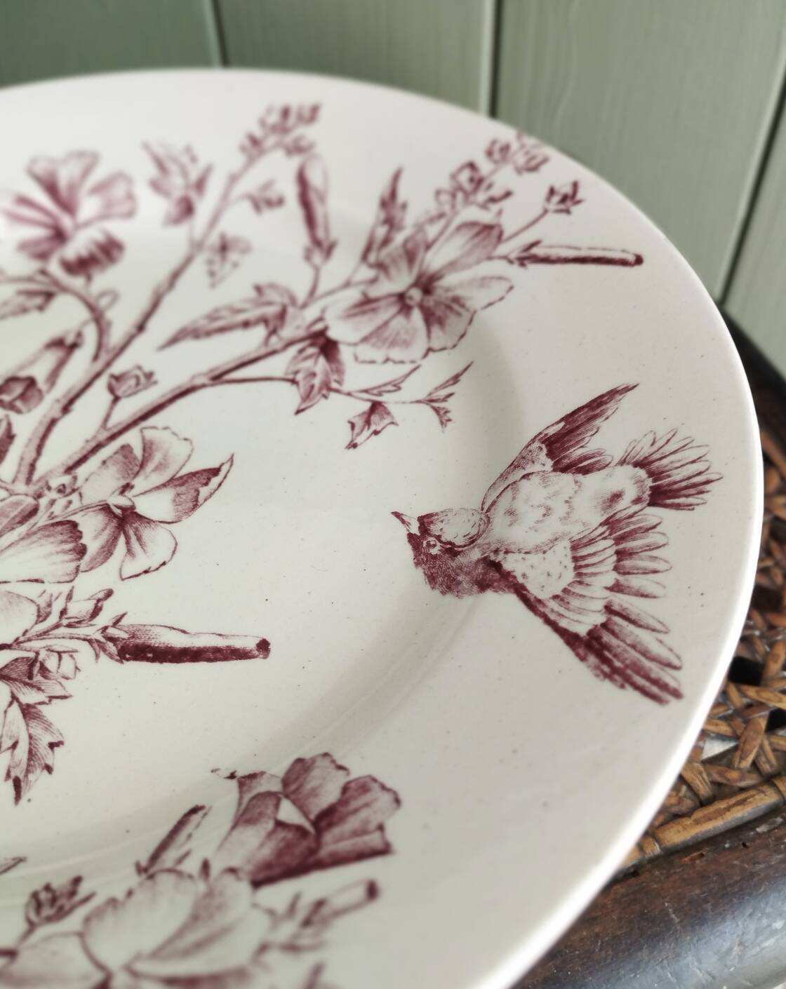 Iron earth plate Longchamp "Small Bird"