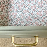 Compass feet chest of drawers