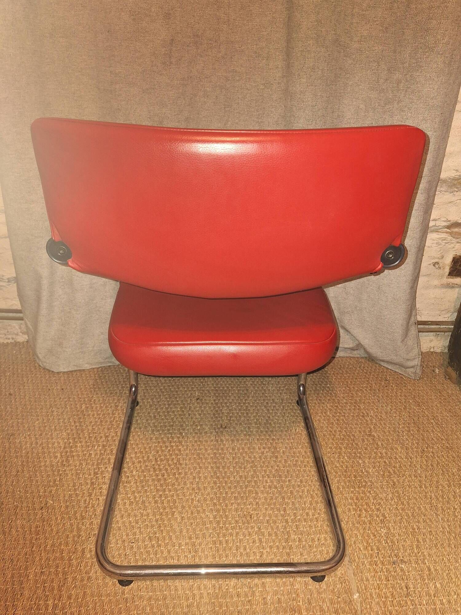 Vitra visasoft visavis - set of 6 red - citterio & glen oliver löw for vitra