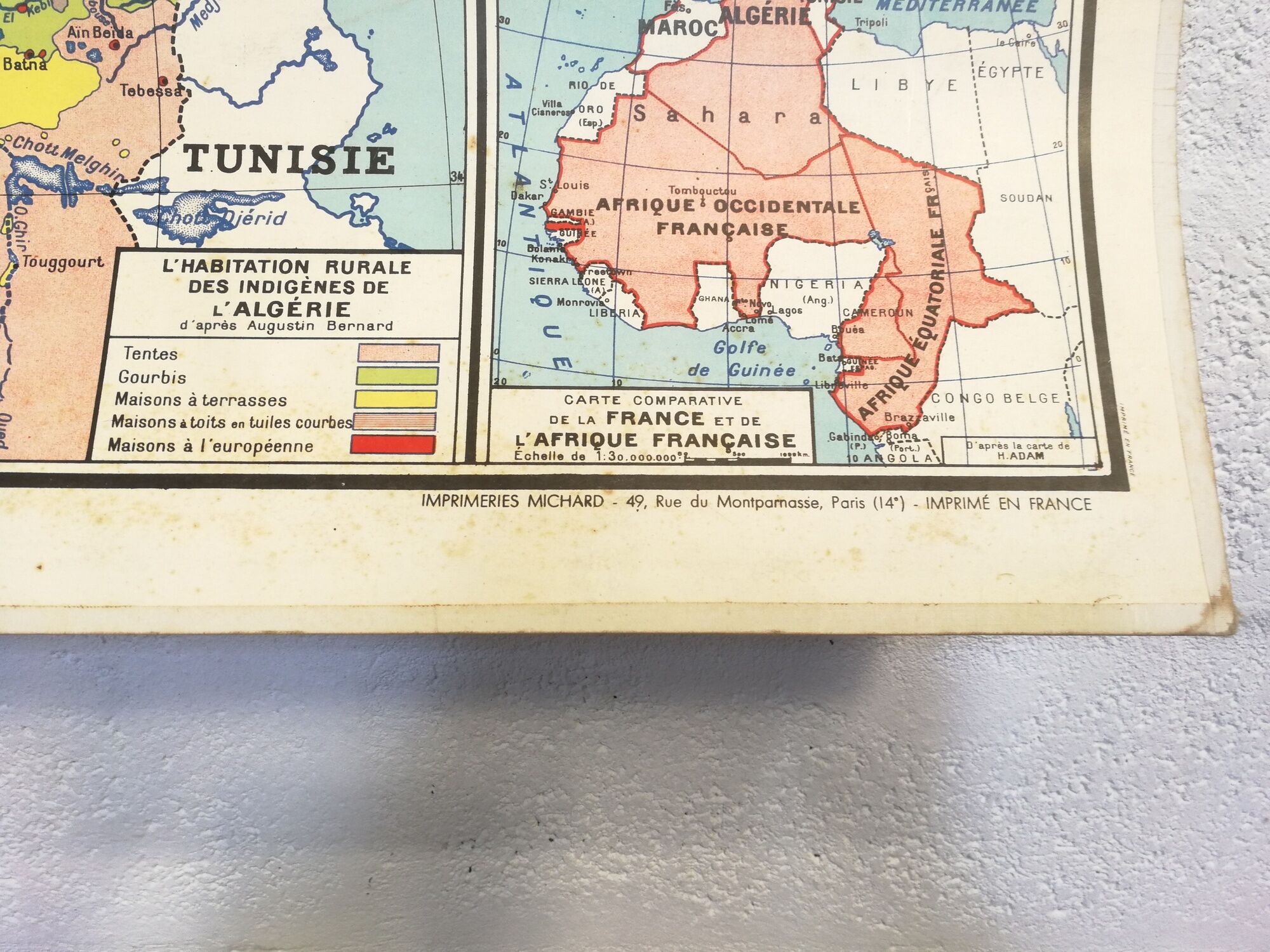 Map N ° 18 j. Brunhes North Africa