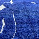 Moroccan rug, blue, 150/250cm