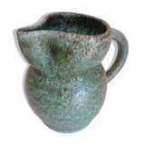 Zoomorphic pitcher in fat lava ceramic, signed Accolay, 1960s/1970s