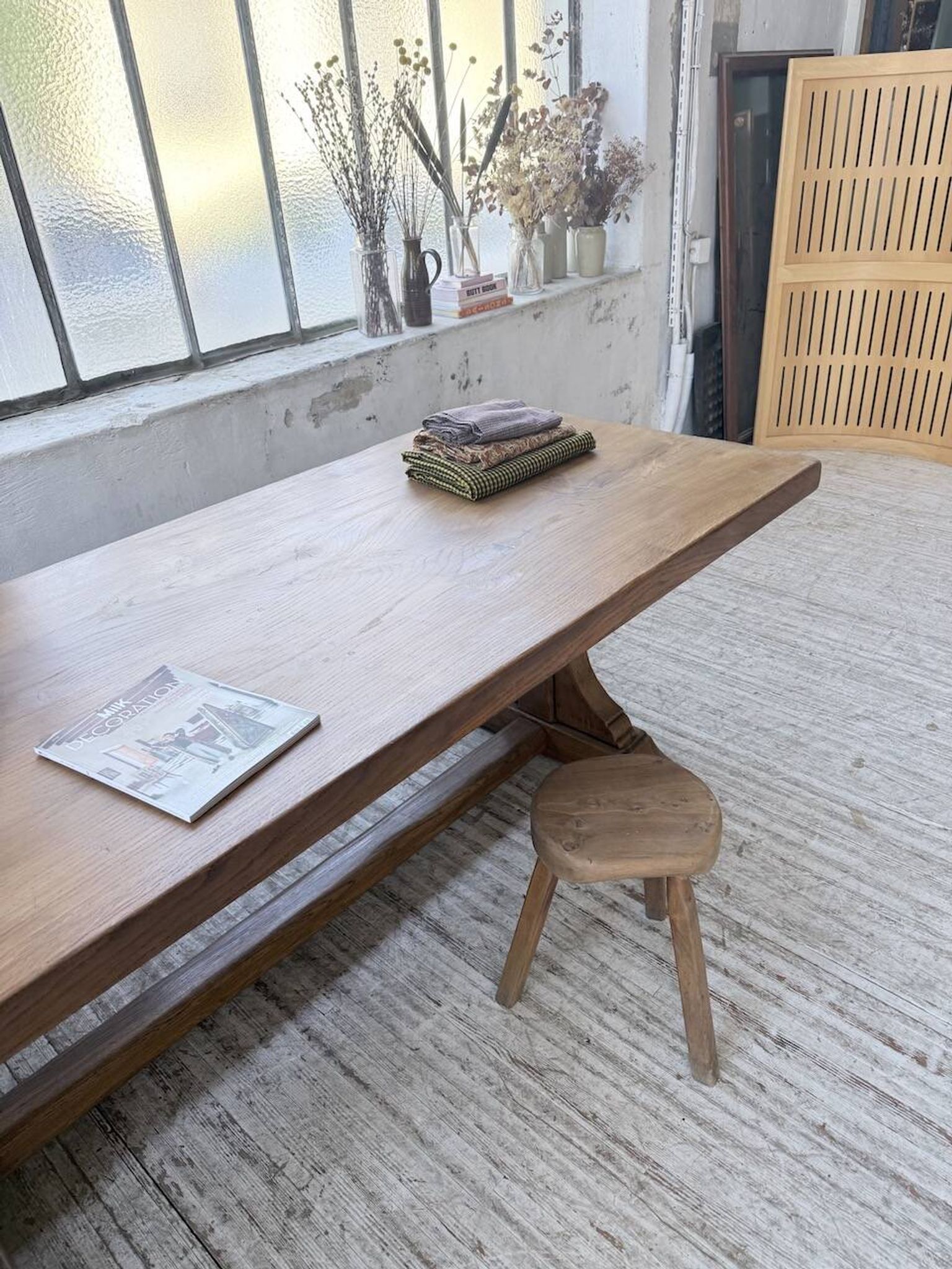 Table monastère chêne 1950 XXL
