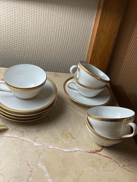 Lot of Bavarian porcelain cups Seltmann Weiden