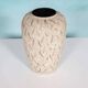 Vintage ceramic vase with glossy lava glaze, foreign vase from the 1960s.
