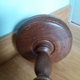 Turned wooden ashtray holder