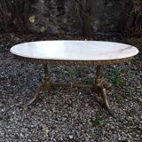 Louis XV style marble coffee table