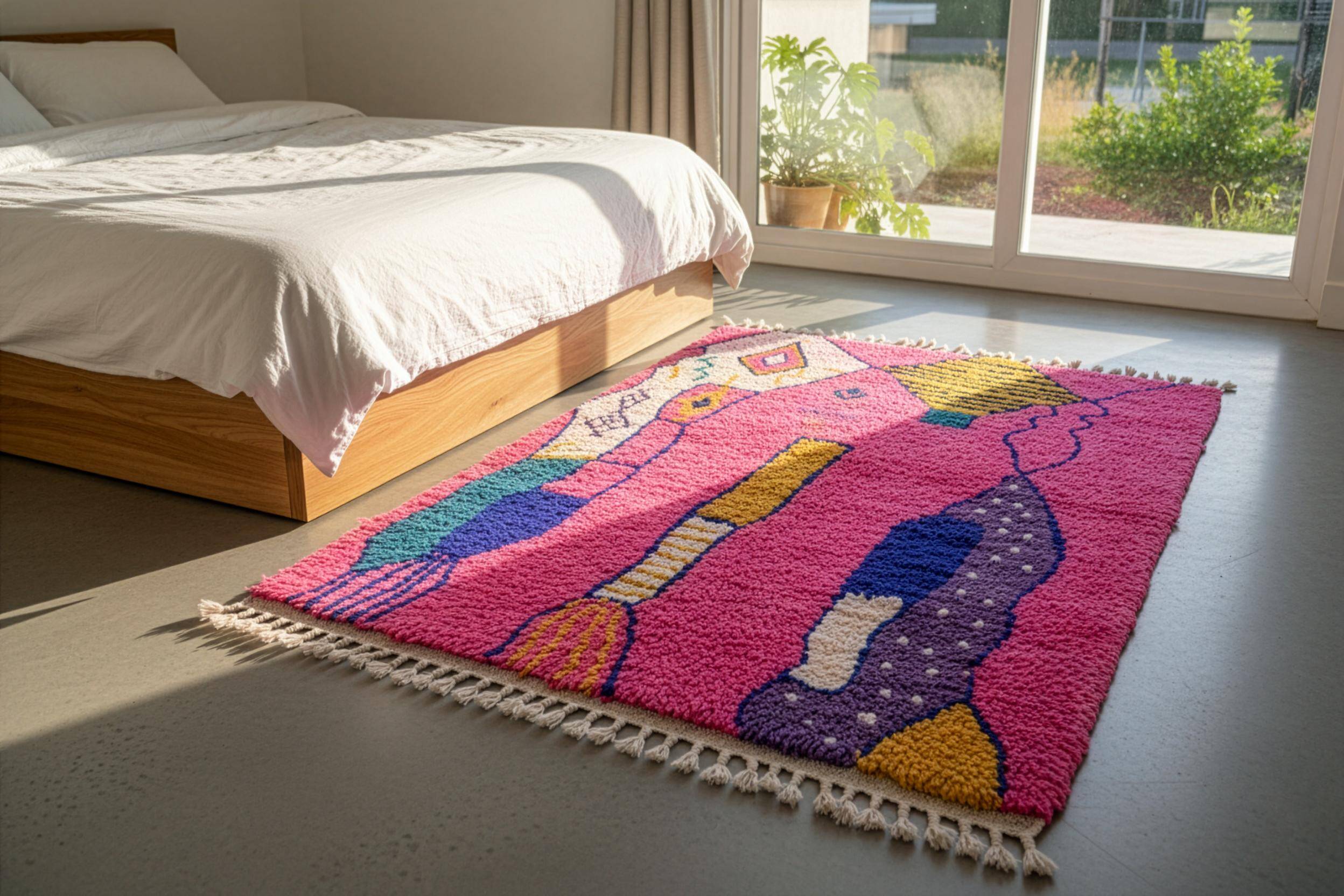 Moroccan Berber style rug 2.5 x 1.5 m