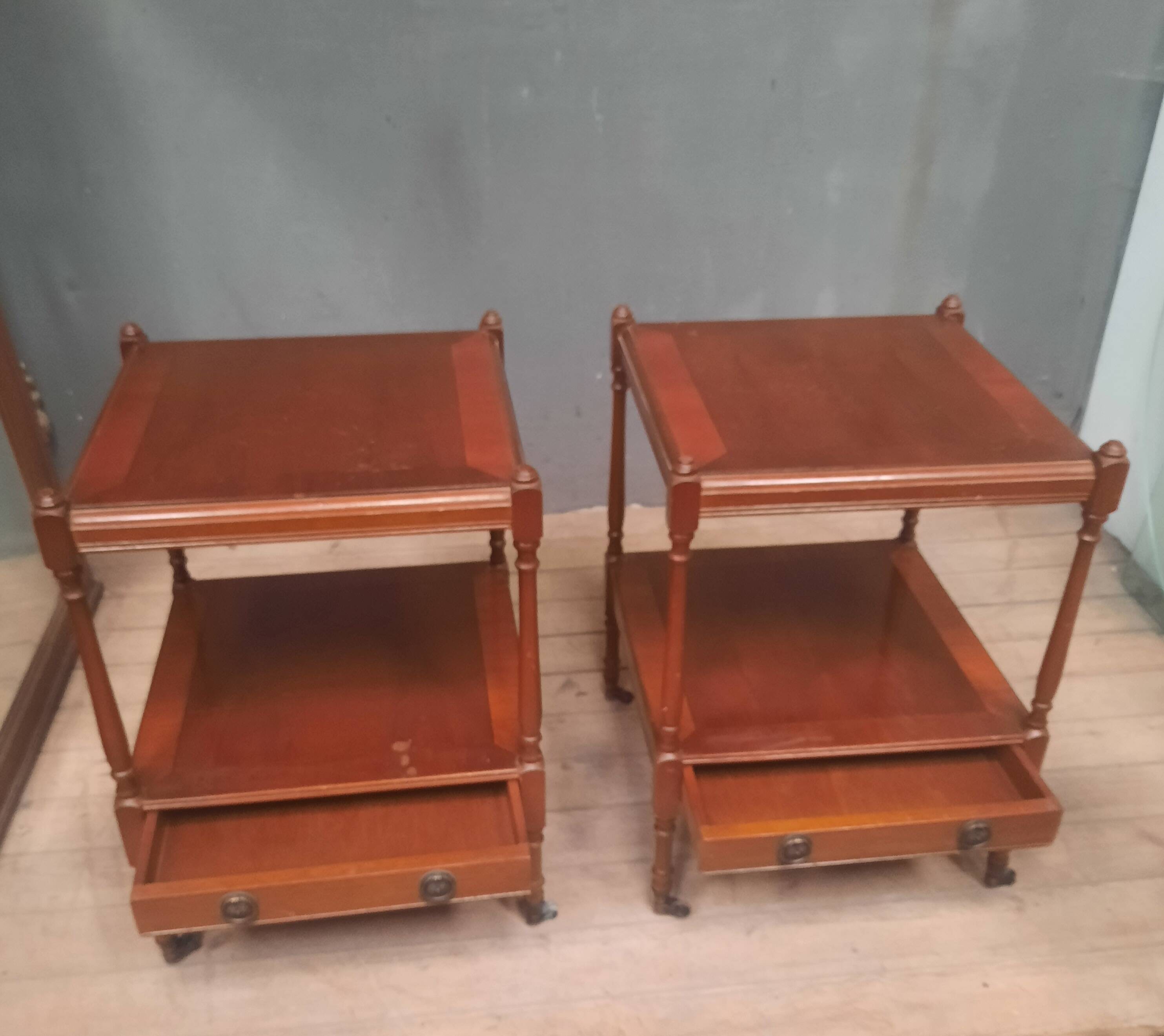 Pair of side tables