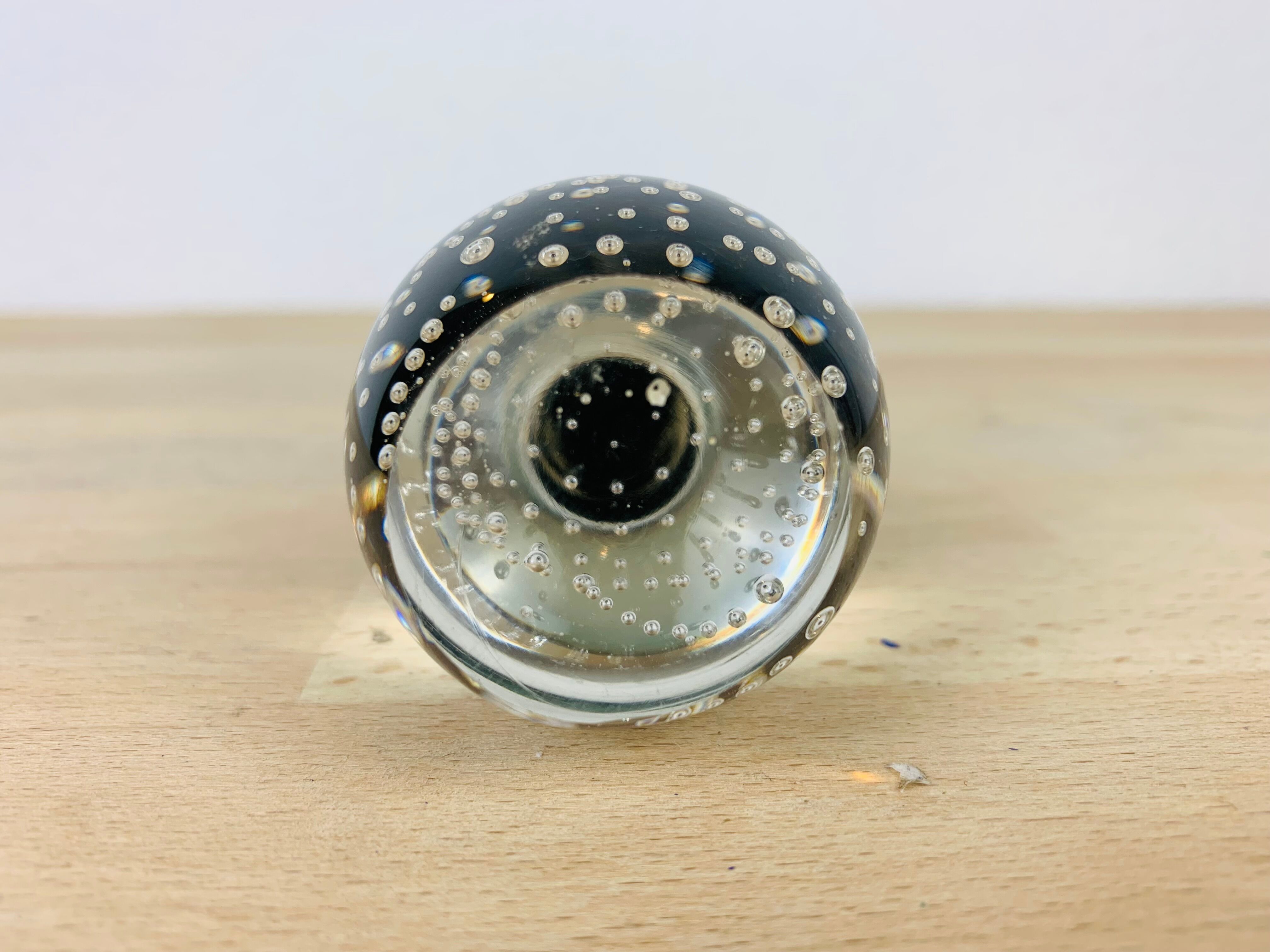 Vase glass tube Murano soliflore