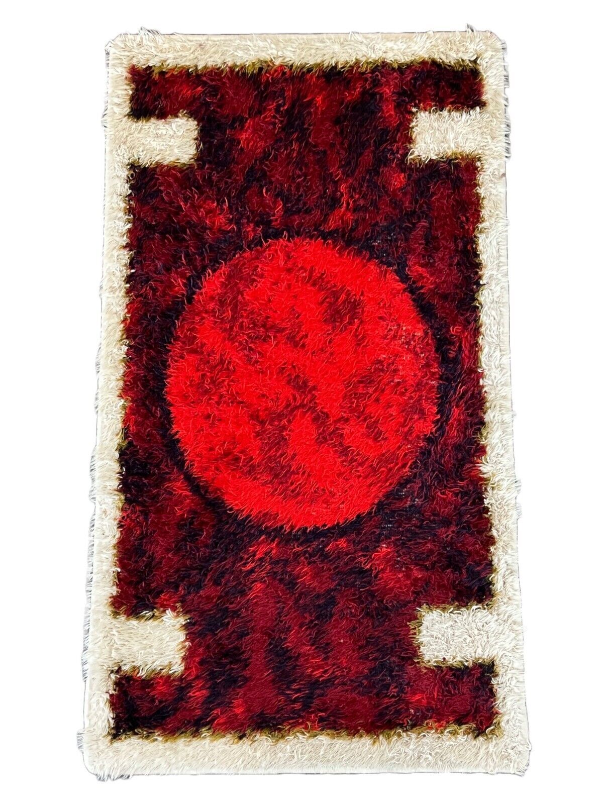 60s 70s rug carpet by Hojer Eksport Denmark