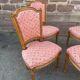 Set de 4 chaises françaises style Louis XVI vintage