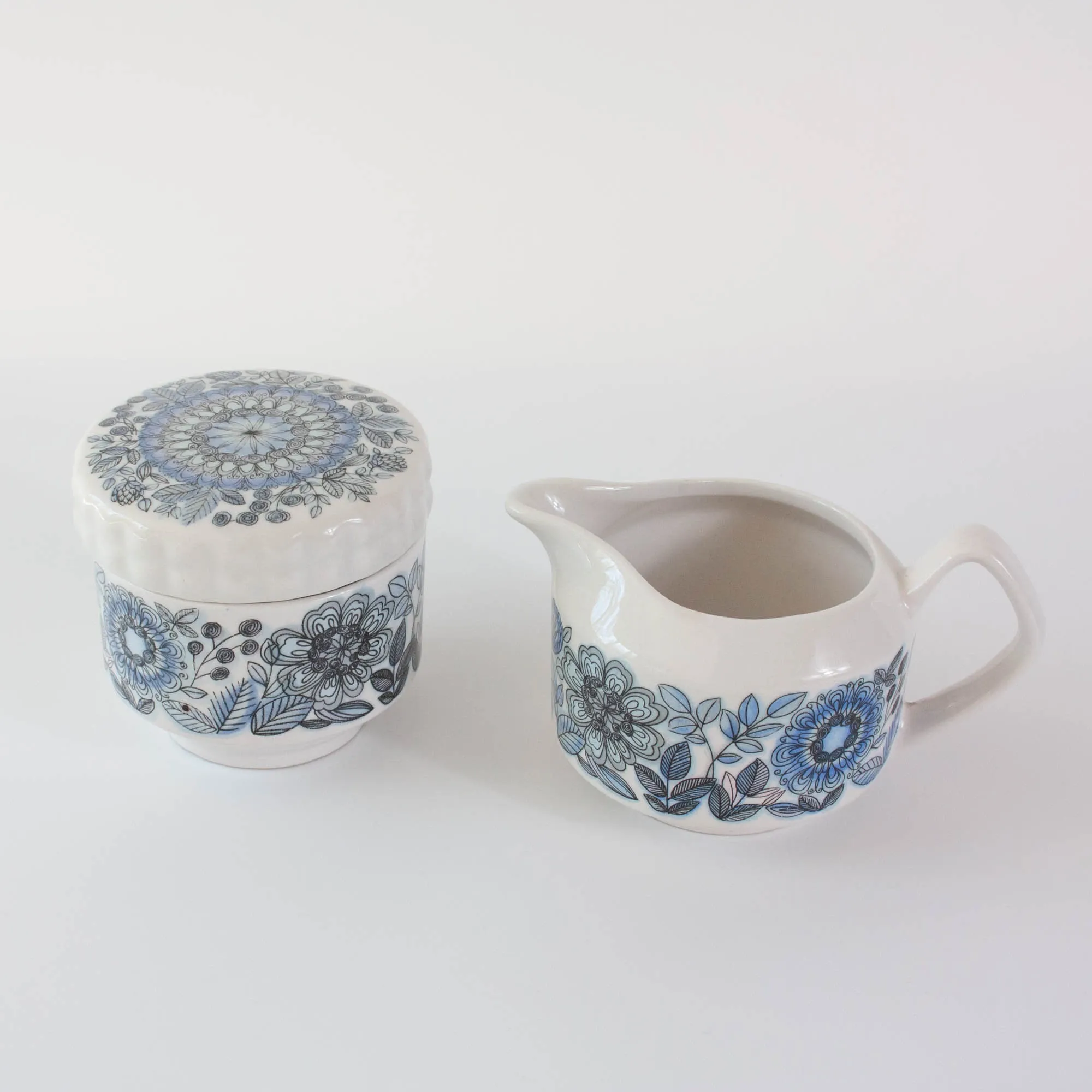 Vintage 1970s Raul da Bernarda Tea Set from Alcobaça, Portugal